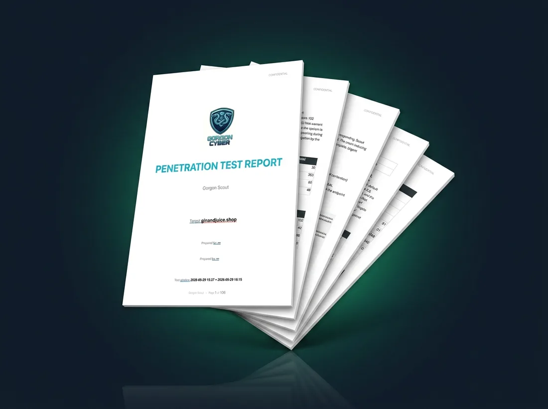 Word-format Scout report with cover page and findings